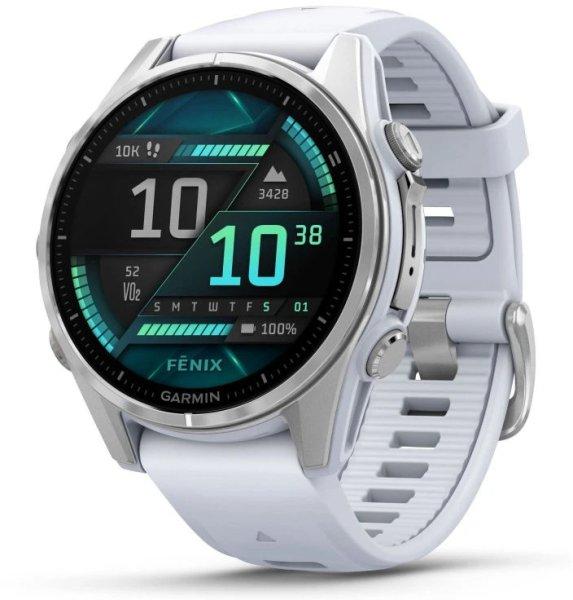 Garmin fēnix 8 AMOLED 010-02903-00 - 43 mm Silver/Whitestone