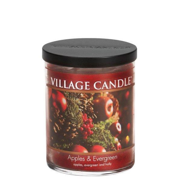 Village Candle Illatgyertya Alma & Magyal (Apples & Evergreen) 396 g