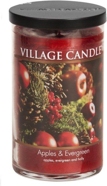 Village Candle Illatgyertya Alma & Magyal (Apples & Evergreen) 538 g