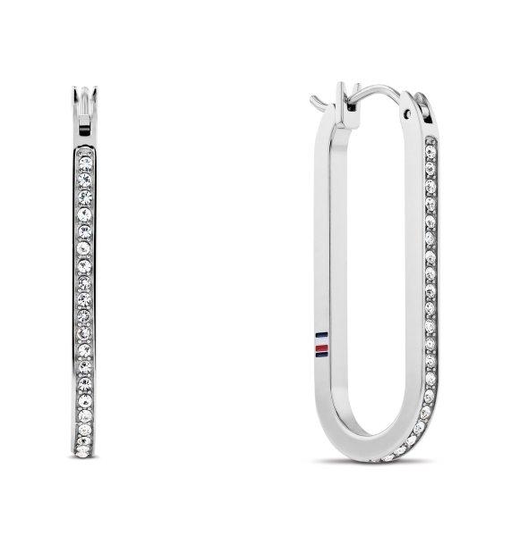 Tommy Hilfiger Ovális acél fülbevaló kristályokkal Dog
Tag 2780865