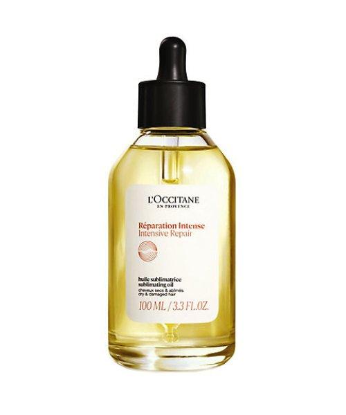 L`Occitane en Provence Éjszakai regeneráló olaj száraz
és sérült hajra Intensive Repair (Sublimating Oil) 100 ml