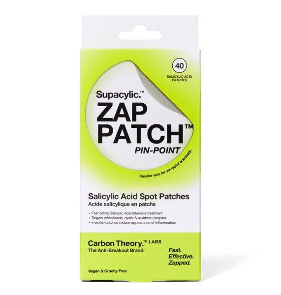 Carbon Theory Pattanás elleni tapaszok Supacylic. Zap Patch Pin-Point
(Salicylic Acid Spot Patches) 40 db