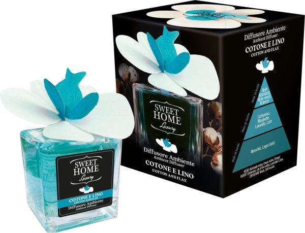 Sweet Home Collection Aroma diffúzor Cotton and Flax 150 ml