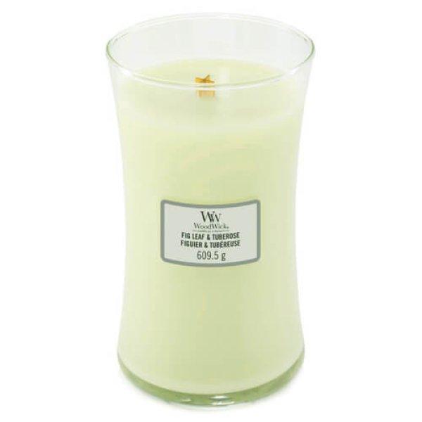 WoodWick Illatgyertya váza Fig Leaf & Tuberose 609,5 g