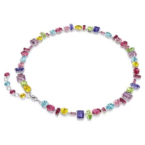 Swarovski Luxus nyaklánc csillogó színes kristályokkal Gema
5656397