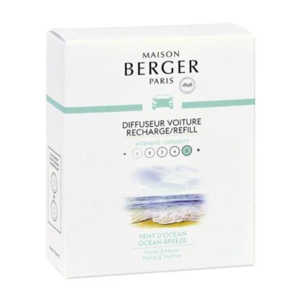 Maison Berger Paris Autóillatosító utántöltő
diffúzorba Oceán illat Ocean Breeze (Car Diffuser Recharge/Refill) 2
db