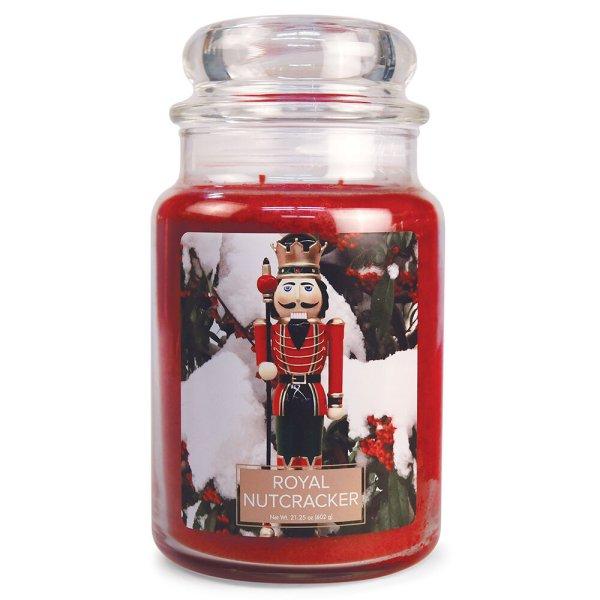 Village Candle Illatgyertya üveg mécsesben Royal Nutcracker 602 g