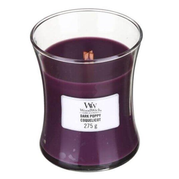 WoodWick Illatgyertya Dark Poppy 275 g - közepes