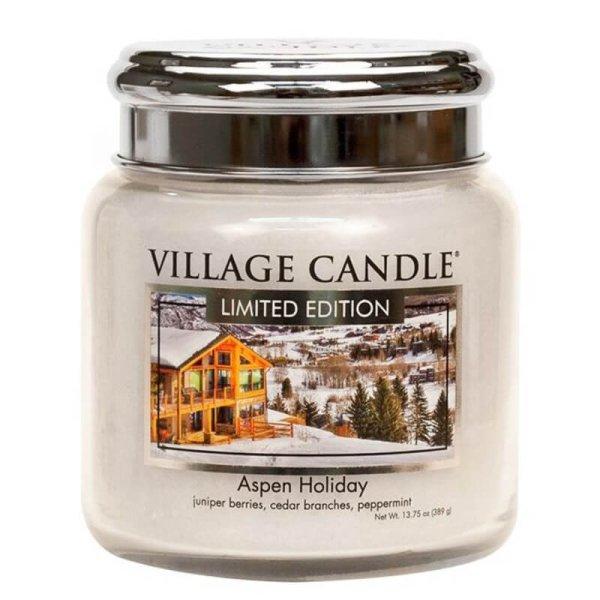 Village Candle Illatgyertya Nyaralás a hegyekben (Aspen Holiday) 389 g