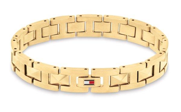 Tommy Hilfiger Férfi aranyozott karkötő Geometric 2790567