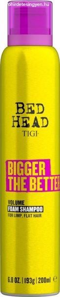 Tigi Volumennövelő hab sampon Bed Head Bigger The Better (Volume Foam
Shampoo) 200 ml