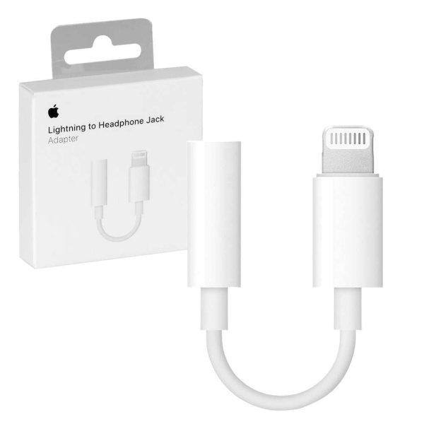 BLISZTERES Apple A1749 Lightning - 3,5 mm-es jack gyári átalakító adapter
fehér (mmx62zm/a)