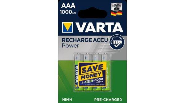 VARTA  Akkumulátor POWER R2U Mikro 1000mAh AAA B4