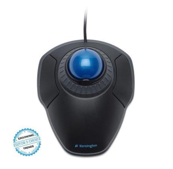 Egér, vezetékes, optikai, trackball, USB, KENSINGTON "Orbit®
Trackball"