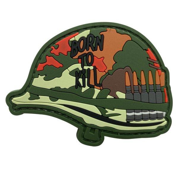 WARAGOD FELVARRÓ Born to Kill Helmet PVC Patch Camo