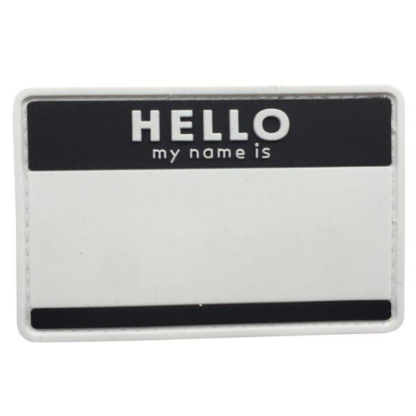 WARAGOD FELVARRÓ Hello My Name is PVC Patch Black