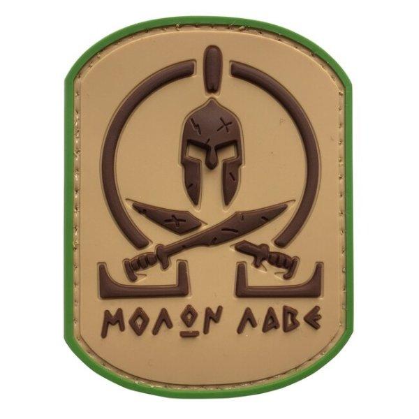 WARAGOD FELVARRÓ Molon Labe Spartan Battle Worn PVC Patch Multicam