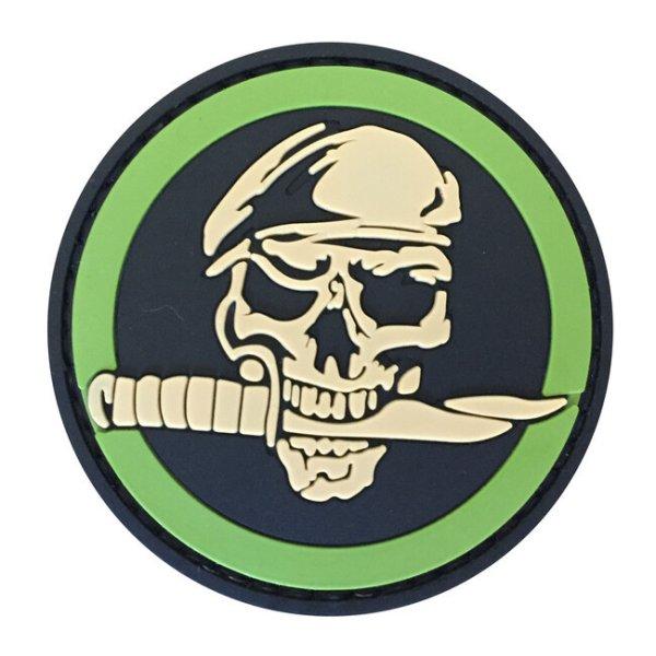 WARAGOD FELVARRÓ Skull & Knife PVC Patch