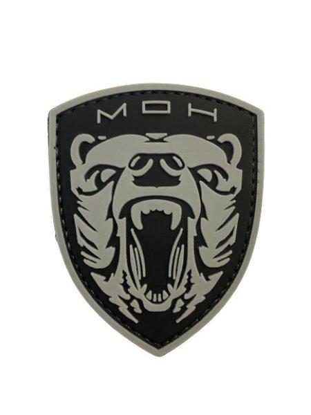 WARAGOD Medal of Honor MOH Grizzly PVC rátét, szürke