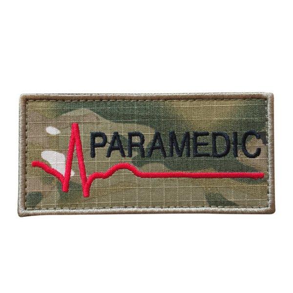 WARAGOD FELVARRÓ Embroidery Paramedic Patch Camo Fabric