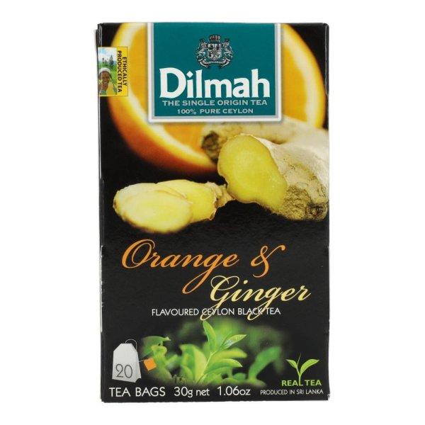 DILMAH FEKETE TEA NARANCS-GYÖMBÉR