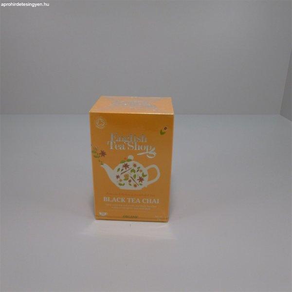 English Tea Shop bio fekete tea chai 20x2g 40 g