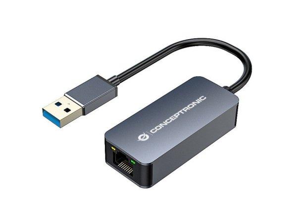 Conceptronic ABBY12G 2.5G Ethernet USB3.0 Adapter, Wake-on-LAN, Compatible with
Nintendo Switch