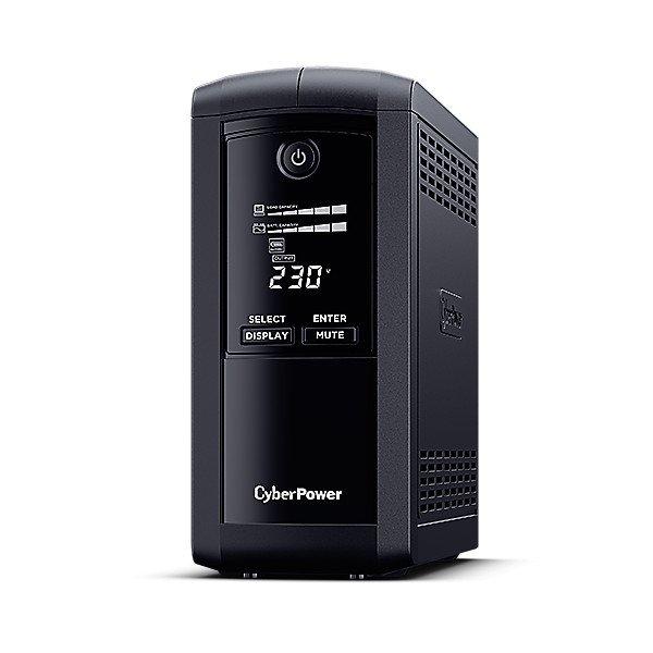 CYBERPOWER UPS VP700ELCD (4x Schuko) 700VA 390W 230V szünetmentes tápegység +
USB LINE-INTERAKTÍV