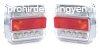 LED hts lmpa kocka 12/24V 3funkcis+rendszm vill. prban