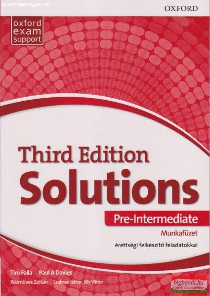 Solutions Pre-Intermediate Third Edition munkafüzet