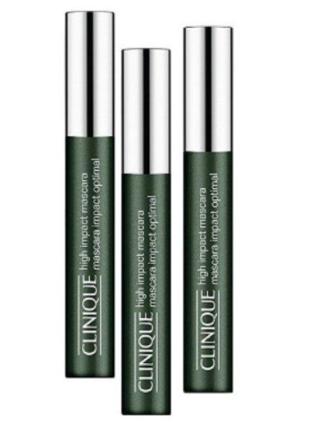 Clinique Volumennövelő szempillaspirál
ajándékkészlet High Impact Mascara 3 x 7 ml