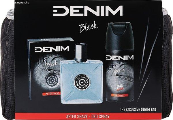 Denim Black - after shave 100 ml + dezodor spray 150 ml +táska