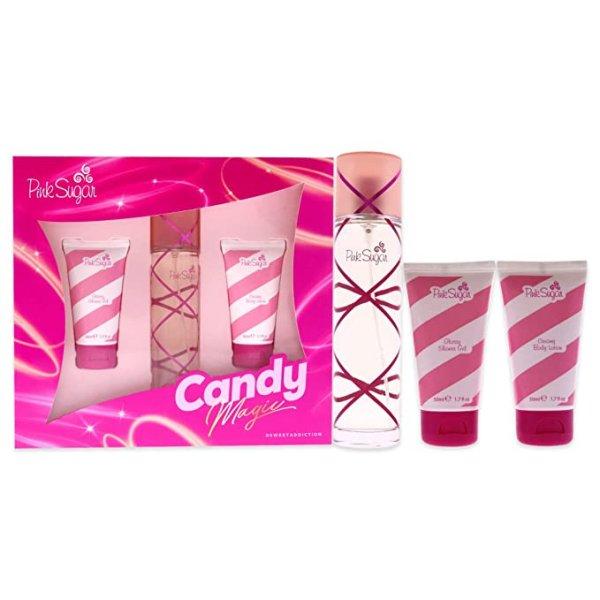 Aquolina Pink Sugar Candy Magic - EDT 100 ml + tusfürdő 50 ml +
testápoló 50 ml