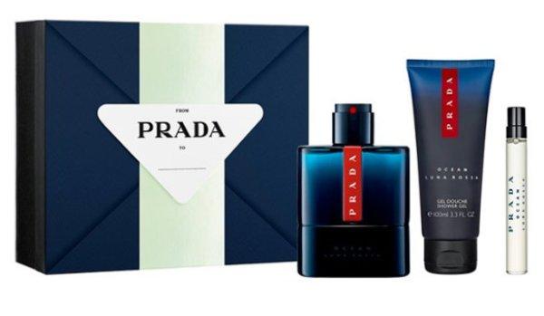 Prada Luna Rossa Ocean - EDT 100 ml + tusfürdő 100 ml + EDT 10 ml