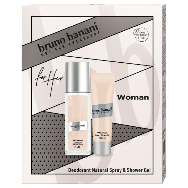 Bruno Banani Woman - dezodor spray 75 ml + tusfürdő 50 ml