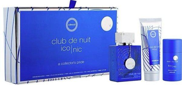 Armaf Club De Nuit Blue Iconic - EDP 105 ml + tusfürdő 100 ml +
szilárd dezodor 75 g