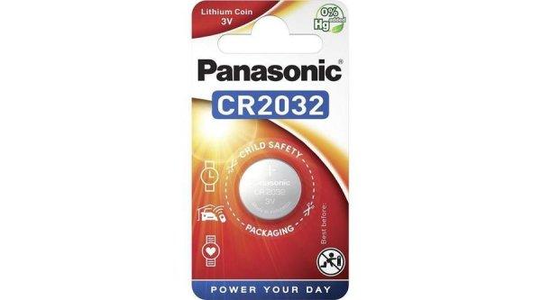 Panasonic CR2032 3V lítium gombelem (1db/csomag)