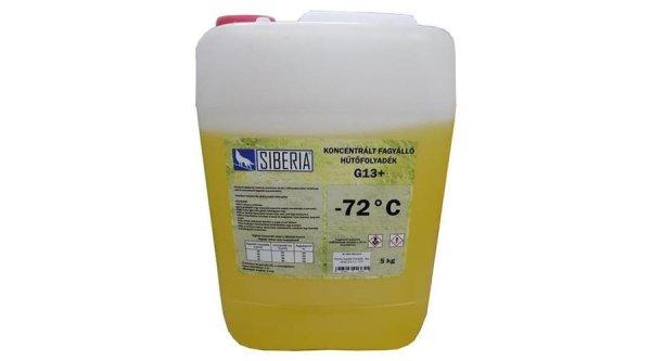 Siberia fagyálló folyadék, 5kg, sárga (G13+) -72°C