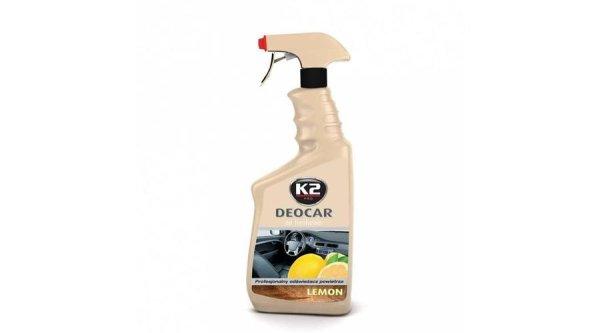 K2AUTO pumpás citrom illatú légfrissítő, 700ml (DEOCAR)