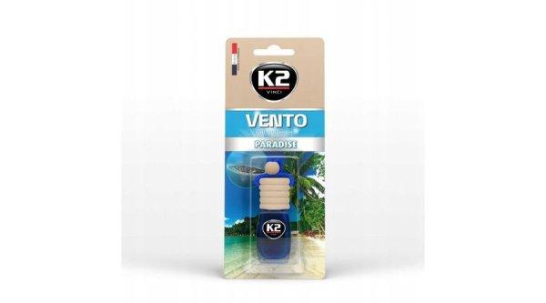 K2AUTO PARADISE illatú légfrissítő üvegben, 8ml, VENTO