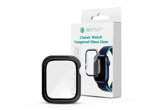 Apple Watch 7/Series 8 (45 mm) védőtok beépített edzett üveggel - Bestsuit
Classic Watch Tempered Glass Case - fekete