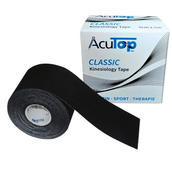 ACUTOP Classic Kineziológiai Tapasz 5 cm x 5 m Fekete