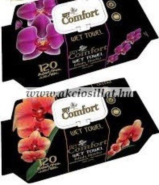 My Comfort Premium Nedves Törlőkendő Orchid 120db-os