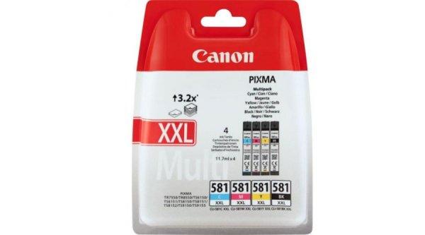 Canon CLI-581XXL színes eredeti tintapatron multipack (1998C005)