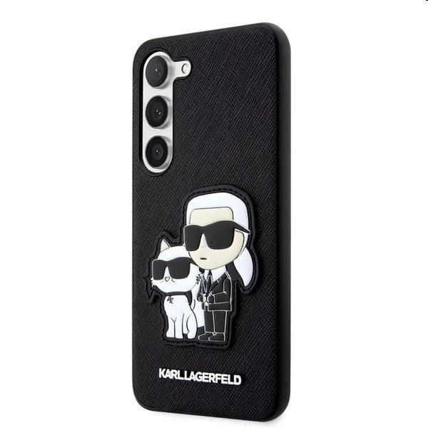 Tok Karl Lagerfeld PU Saffiano Karl and Choupette NFT Samsung Galaxy S23 Plus
számára, fekete