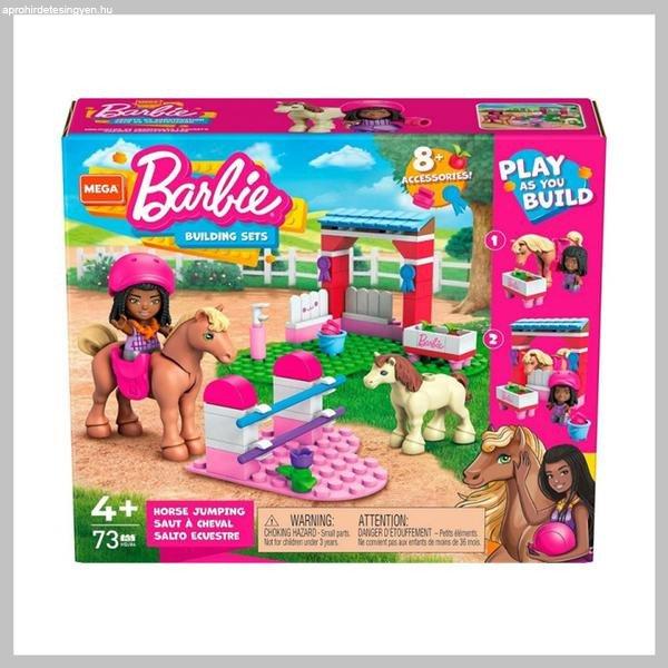 Mega Construx Barbie - Díjugrató pálya, lovas építőjáték készlet HDJ84