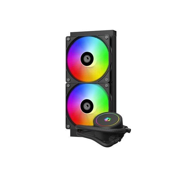 ID-Cooling CPU Water Cooler - FX240 ARGB (35,2dB; max. 129,39 m3/h; 2x12cm,
A-RGB LED, fekete)