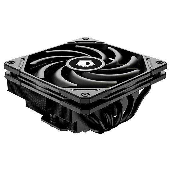 ID-Cooling CPU Cooler - IS-55 BLACK (Low profile, 31,2dB; max. 92,76 m3/h; 4pin
csatlakozó, 5 db heatpipe, 12cm, PWM)