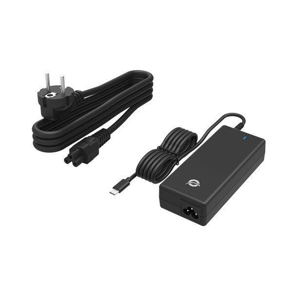 Conceptronic Univerzális Töltő adapter - OZUL03BE (USB-C, 100W, 5-20V,
fekete)