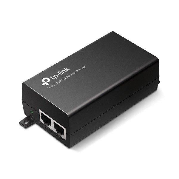 TP-Link PoE Injector adapter - TL-POE260S (30W, af/at/bt PoE+; 2x2,5Gbps, Max
100m)